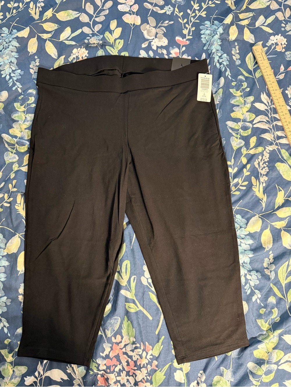 torrid Black Capri Slim-Fit Leggings Plus Size 3X